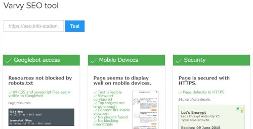 SEO - Tools - Varvy